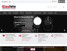 Tablet Screenshot of kinafoto.com